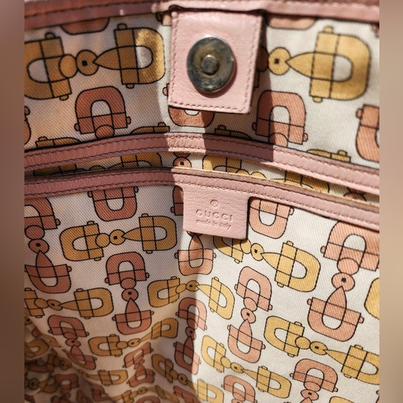 ๐ฏ Authentic Gucci Pink Guccissima Tote Bag - Picture 8 of 16